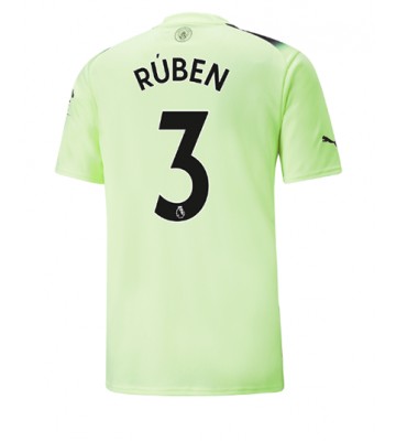 Manchester City Ruben Dias #3 Tredjedrakt 2022-23 Kortermet